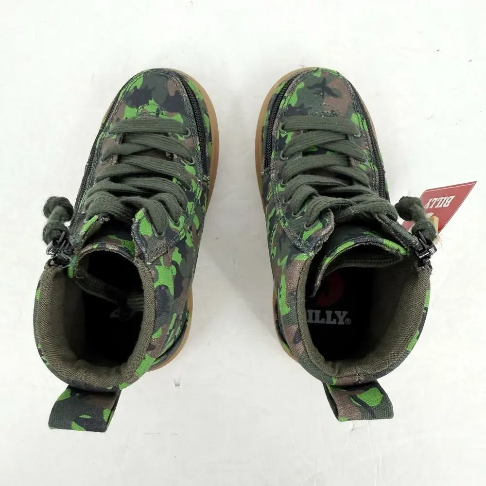 BILLY Footwear Toddler Kids High Top Sneakers US 8 M EU 24 Dark Green NIB